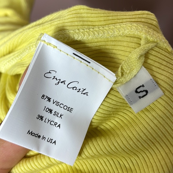 Enza Costa Silk Ribbed Tank Dress - Picture 6 of 6